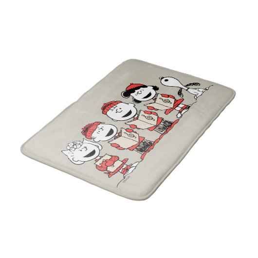 pinda's | Vroegere kerstfeestdag Badmat (Gekanteld)