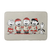 pinda's | Vroegere kerstfeestdag Badmat (Voorkant)