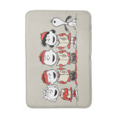 pinda's | Vroegere kerstfeestdag Badmat (Voorkant Verticaal)