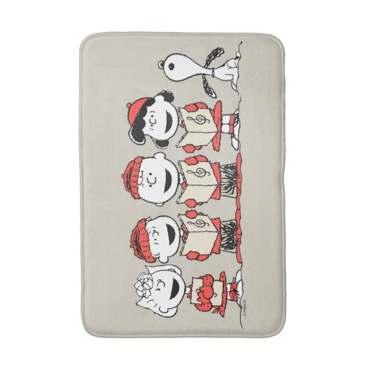 pinda's | Vroegere kerstfeestdag Badmat (Voorkant Verticaal)