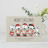 pinda's | Vroegere kerstfeestdag Feestdagenkaart (Staand voorkant)