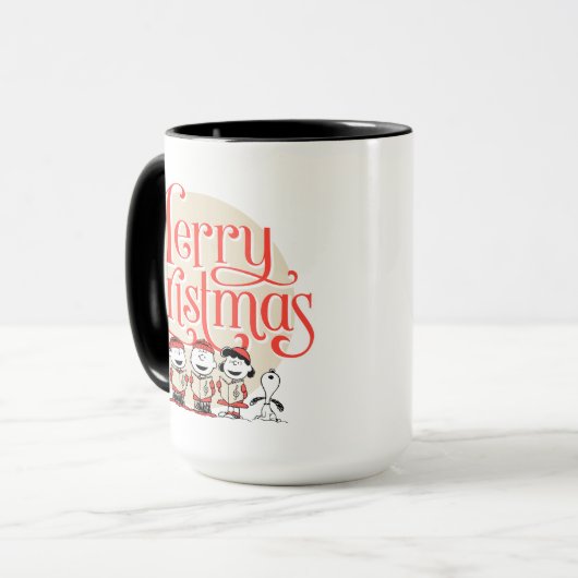 pinda's | Vroegere kerstfeestdag Mok (Voorkant links)