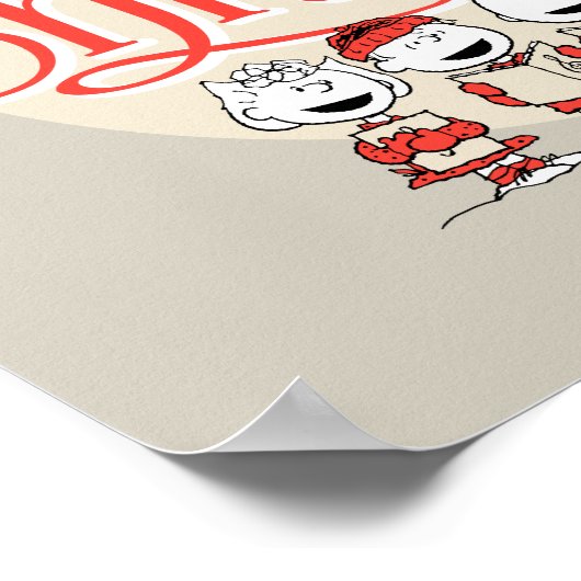 pinda's | Vroegere kerstfeestdag Poster (Hoek)