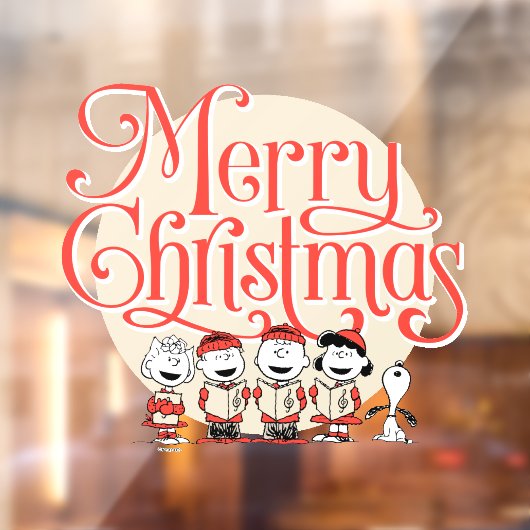 pinda's | Vroegere kerstfeestdag Raamsticker (Vel 2)