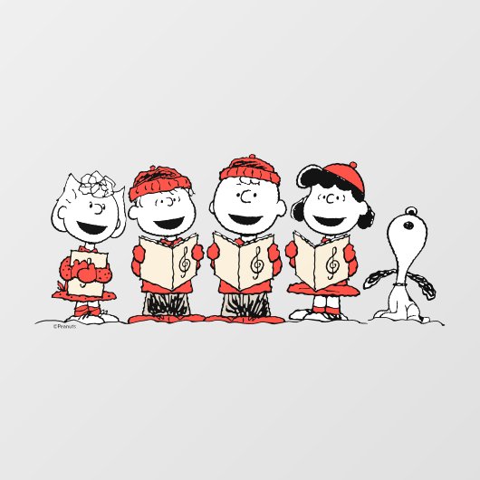 pinda's | Vroegere kerstfeestdag Raamsticker (Vel)