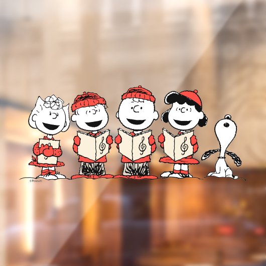 pinda's | Vroegere kerstfeestdag Raamsticker (Vel 2)