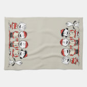 pinda's | Vroegere kerstfeestdag Theedoek (Horizontaal)