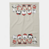 pinda's | Vroegere kerstfeestdag Theedoek (Verticaal)