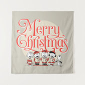 pinda's | Vroegere kerstfeestdag Wandkleed (Voorkant)