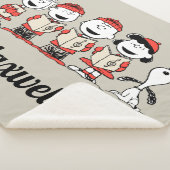 pinda's | Vrolijk kerstfeest | Jouw namen toevoege Sherpa Deken (3/4)