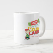 pinda's | Wandelen in een winterse Snoep! Grote Koffiekop (Voorkant rechts)