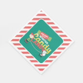 pinda's | Wandelen in een winterse Snoep! Servet (Hoek)