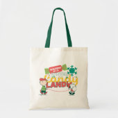 pinda's | Wandelen in een winterse Snoep! Tote Bag (Voorkant)