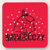 pinda's | Warm & Cozy Bier Onderzetter (Voorkant)