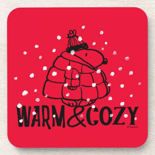 pinda's | Warm & Cozy Bier Onderzetter (Voorkant)