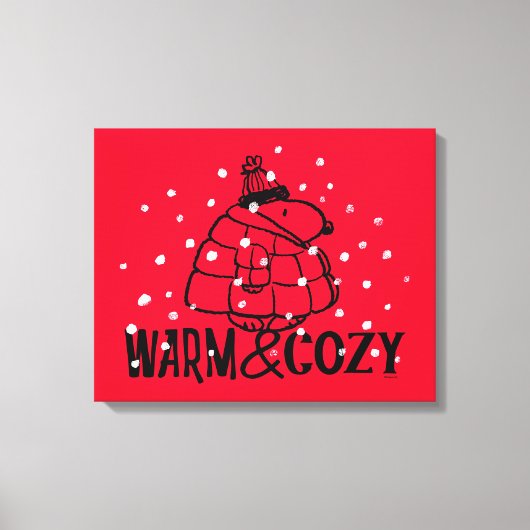 pinda's | Warm & Cozy Canvas Afdruk (Voorkant)