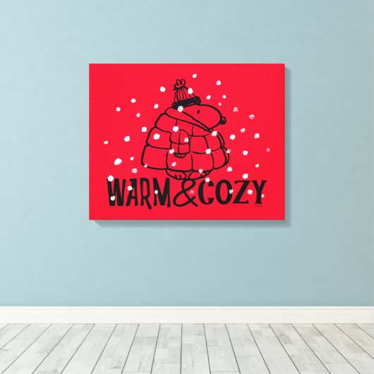 pinda's | Warm & Cozy Canvas Afdruk (Insitu (Houten vloer))