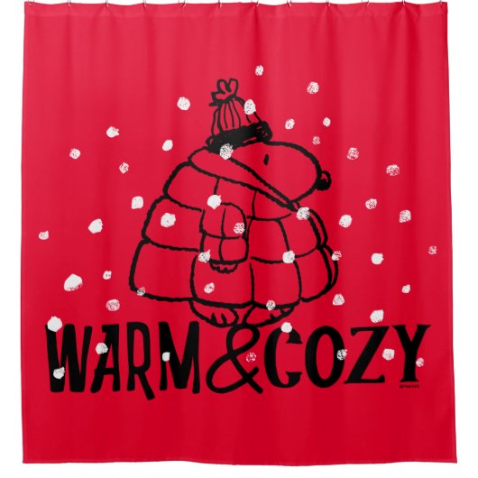 pinda's | Warm & Cozy Douchegordijn (Voorkant)