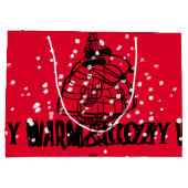 pinda's | Warm & Cozy Groot Cadeauzakje (Achterkant)