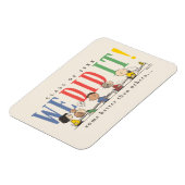 Pinda's We Did It Afstuderen Grappige Quote Snoopy Magneet (Linkerzijde)