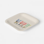 Pinda's We Did It Afstuderen Grappige Quote Snoopy Papieren Bordje (Gebogen)
