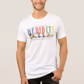 Pinda's We Did It Afstuderen Grappige Quote Snoopy Tri-Blend Shirt (Voorkant)