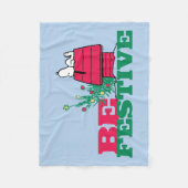 pinda's | Wees feestelijk Fleece Deken (Voorkant)