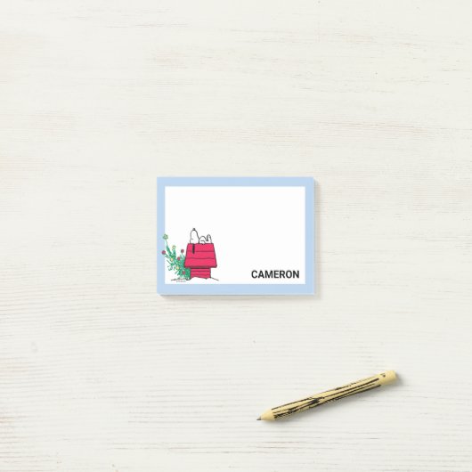 pinda's | Wees feestelijk | Jouw namen toevoegen Post-it® Notes (Op bureau)