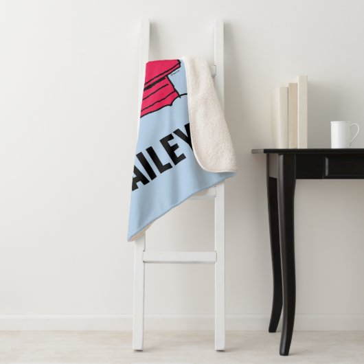 pinda's | Wees feestelijk | Jouw namen toevoegen Sherpa Deken (In situ)