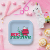 pinda's | Wees feestelijk Papieren Bordje (Feest)