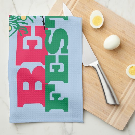 pinda's | Wees feestelijk Theedoek (Quarter Fold)