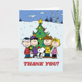 pinda's | Winter Birthday Dankuwel Bedankkaart (Voorkant)