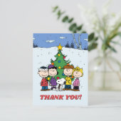 pinda's | Winter Birthday Dankuwel Feestdagenkaart (Staand voorkant)