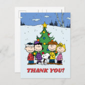 pinda's | Winter Birthday Dankuwel Feestdagenkaart (Voorkant / Achterkant)