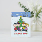 pinda's | Winter Birthday Dankuwel Kaart (Staand voorkant)