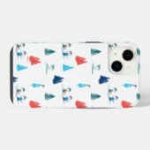 pinda's | Winter Skien het Slopes Pattern iPhone Hoesje (Achterkant horizontaal)