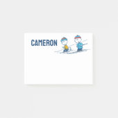 pinda's | Winter Skien het Slopes Pattern Post-it® Notes (Voorkant)