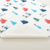 pinda's | Winter Skien het Slopes Pattern Sherpa Deken (3/4)