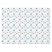 pinda's | Winter Skien het Slopes Pattern Tafelkleed (Voorkant (Horizontaal))