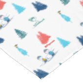 pinda's | Winter Skien het Slopes Pattern Tafelkleed (Gekanteld)