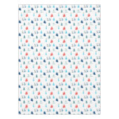 pinda's | Winter Skien het Slopes Pattern Tafelkleed (Voorkant)