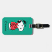 pinda's | wintermunt en -Pet Bagagelabel (Voorkant horizontaal)