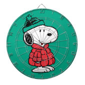 pinda's | wintermunt en -Pet Dartbord (Voorkant)