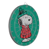 pinda's | wintermunt en -Pet Dartbord (Voorkant Links)