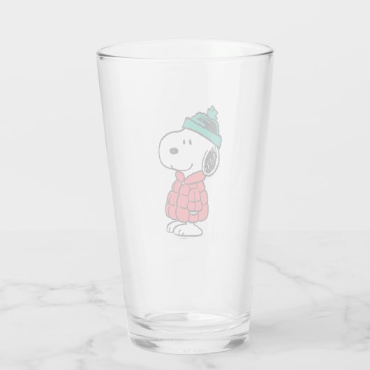 pinda's | wintermunt en -Pet Glas (Achterkant)