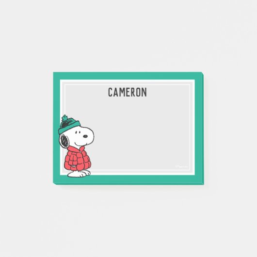 pinda's | wintermunt en -Pet | Jouw namen toevoege Post-it® Notes (Voorkant)