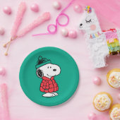 pinda's | wintermunt en -Pet Papieren Bordje (Feest)