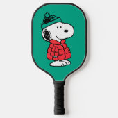 pinda's | wintermunt en -Pet Pickleball Paddle (Voorkant)