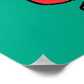 pinda's | wintermunt en -Pet Poster (Hoek)