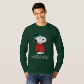 pinda's | wintermunt en -Pet T-shirt (Voorkant volledig)